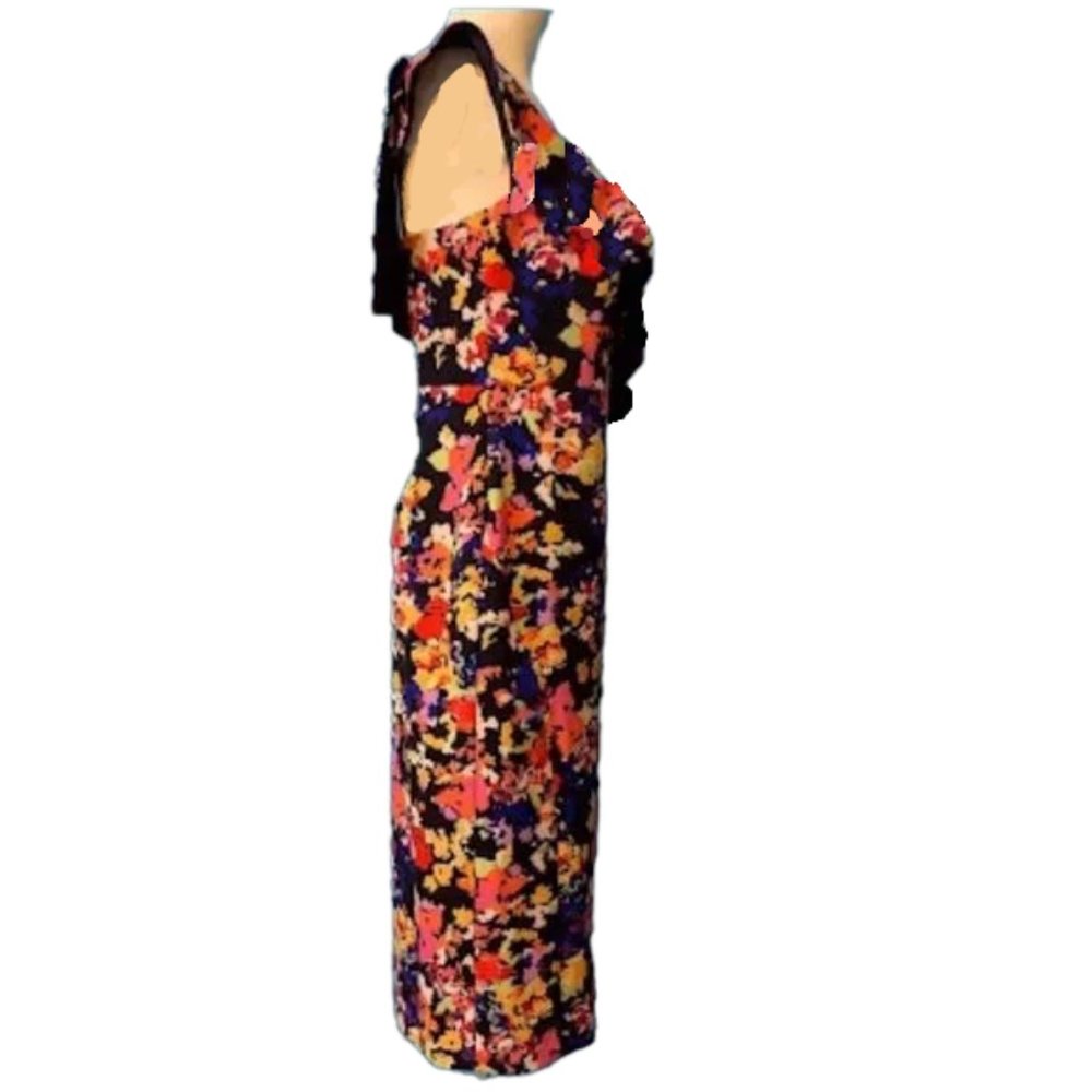 NWT Aidan by Aidan Mattox Ruffled One-Shoulder Dress - Picture 4 of 9